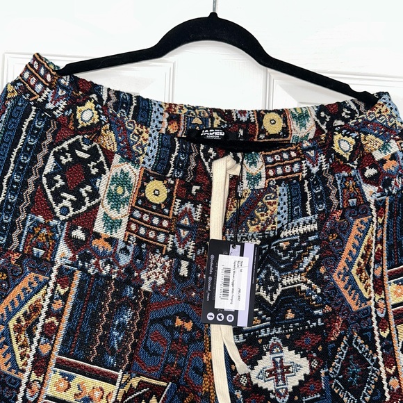 Tribal print fringed wide leg pants from Jaded London. Never worn and with tags - Picture 5 of 6